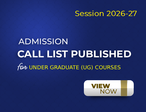Admission Call List Published